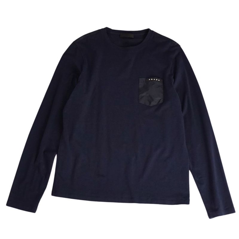 Prada T-shirt Cut And Sewn Long Sleeves Long Sleeves Cotton