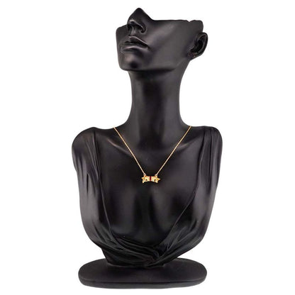 Tiffany & Co Tiffany & Co Ribbon Ruby Necklace 41cm (1614in) 18K YG Yellow Gold