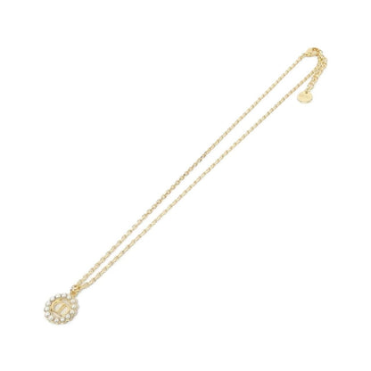 Dior Petit CD Circle Necklace White Gold — view 2