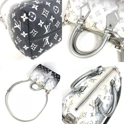 Louis Vuitton Handbag Speedy Bandoliere 25 M11848 Nylon/leather Frosted Silver