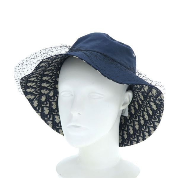 Dior Oblique Teddy-d Hat Navy Blue