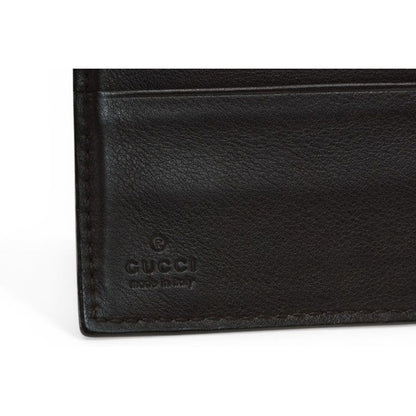 Gucci Wallet Billfold Fold Guccissima Dark Brown — view 6