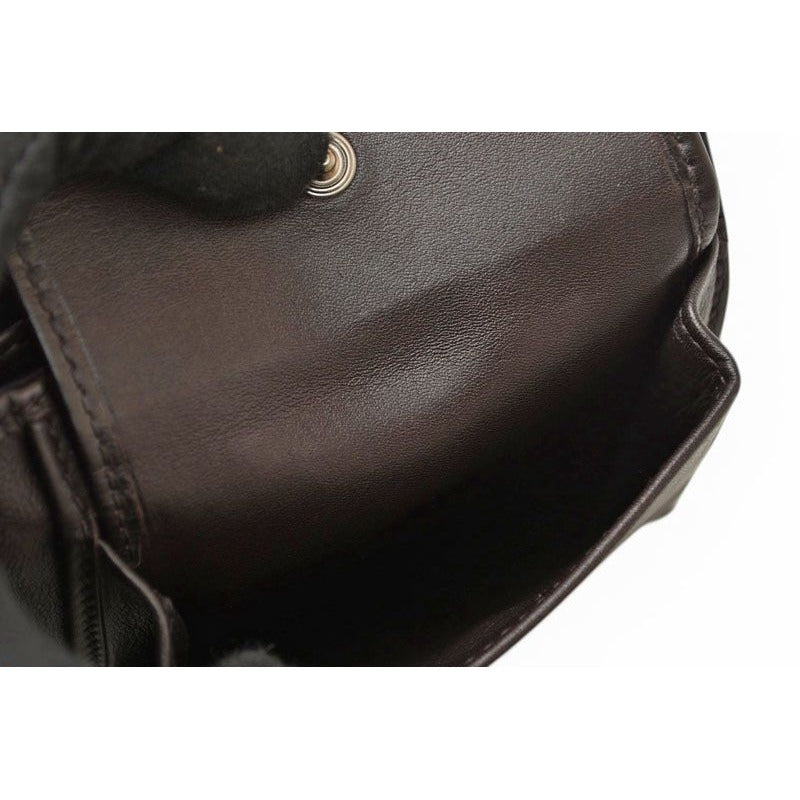 Gucci Wallet Billfold Fold Guccissima Dark Brown — view 9