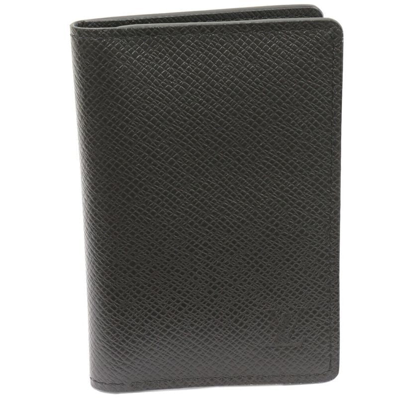 Louis Vuitton Taiga Noir Black Organizer De Poche With Initials TH
