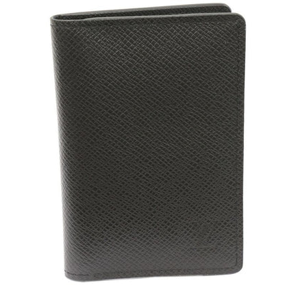 Louis Vuitton Taiga Noir Black Organizer De Poche With Initials TH