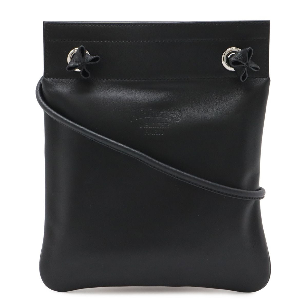 Hermes Sac Ali Nu Mini Shoulder Bag Pochette Crossbody Veau Swift Black
