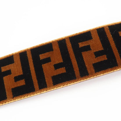 Fendi Mini Strap You Velour FF Logo Zucca Pattern Leather Use Shoulder Strap