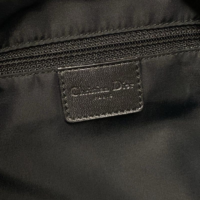 Dior/christian Dior Shoulder Bag Street Chictrotter Black And Gray Leather