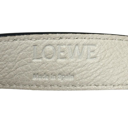 Loewe Bag Women's Brand Anagram Tote Leather Palm Leaf Basket Bag Small White