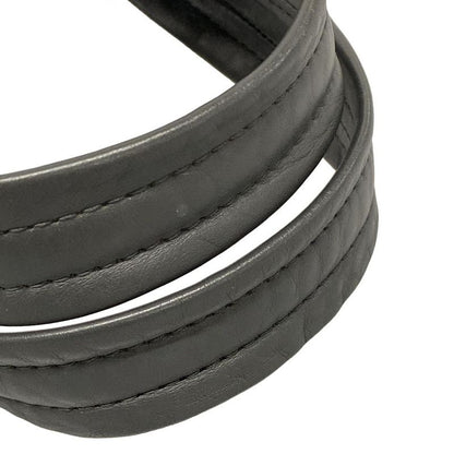 Bottega Veneta Intrecciato Dark Gray Leather Handbag