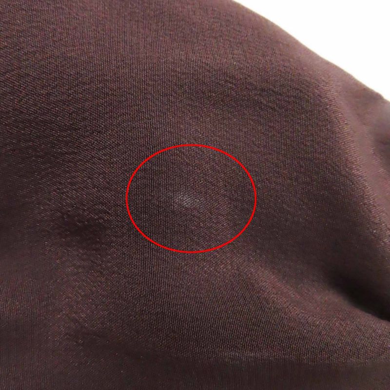 Gucci 410797 Lamb Leather 100% Silk Lining Horsebit Skirt Brown Gold Hardware