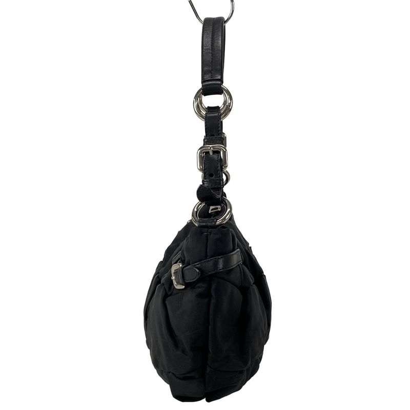 Prada Shoulder Bag - Br3815 Black Leather