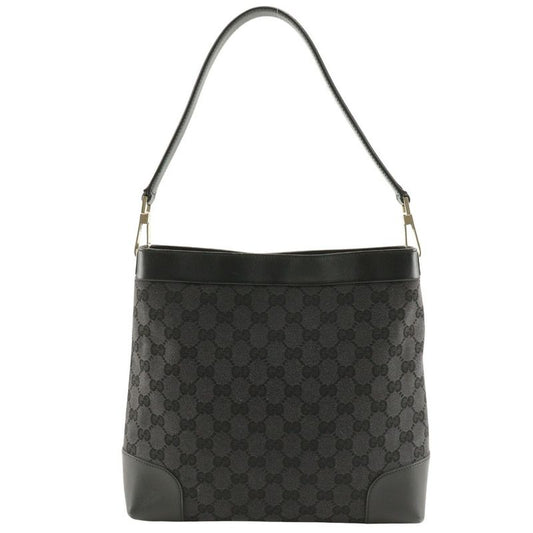 Gucci One Shoulder 001.4231 GG Canvas Black Ladies Shoulder Bag