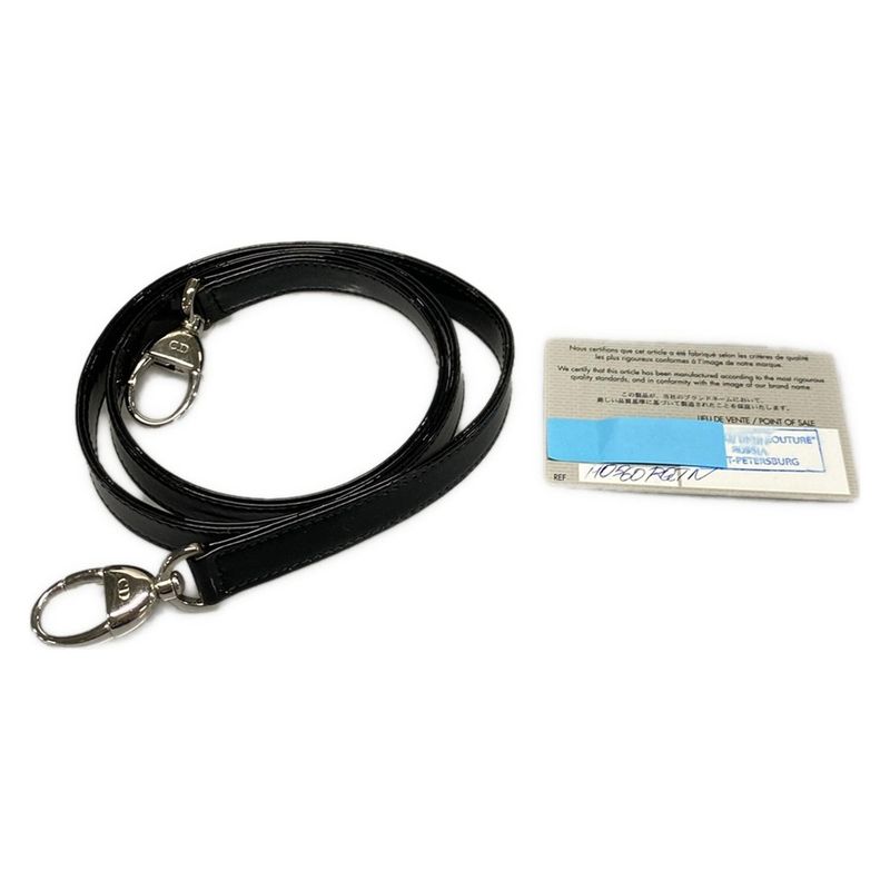 Dior/christian Dior Handbag Lady Dior Large Bag Gray And Black Wool Leather