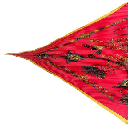 Hermes Silk Scarf Pleated Desert Pink — view 2