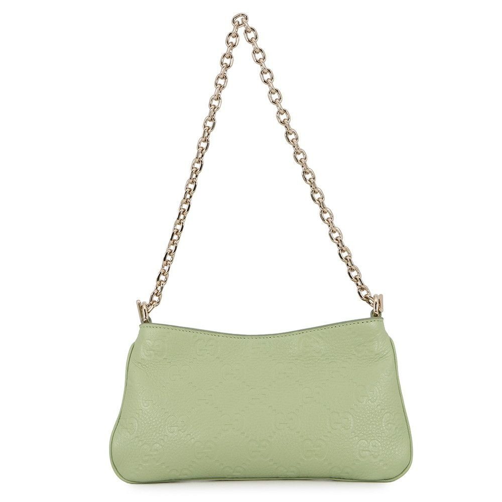 Gucci Shoulder Bag GG Emblem Super Mini Leather