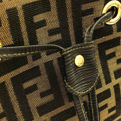 Fendi Vintage Backpack Leather Canvas — view 4