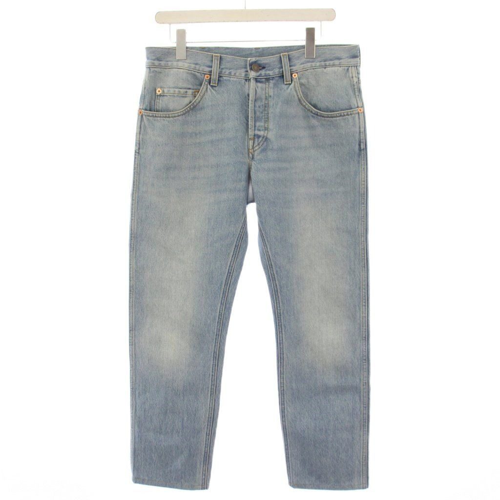 Gucci Tapered Denim Pants Jeans 33 Blue Ym