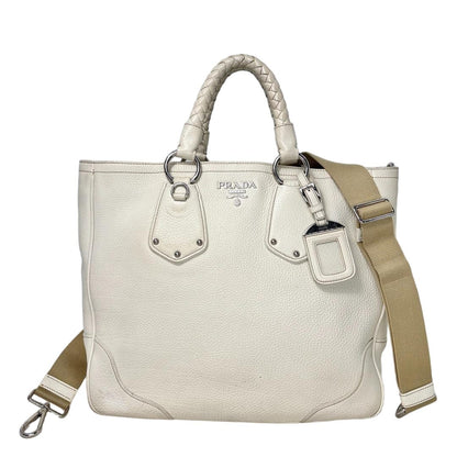 Prada Vitello Daino Tote Shoulder