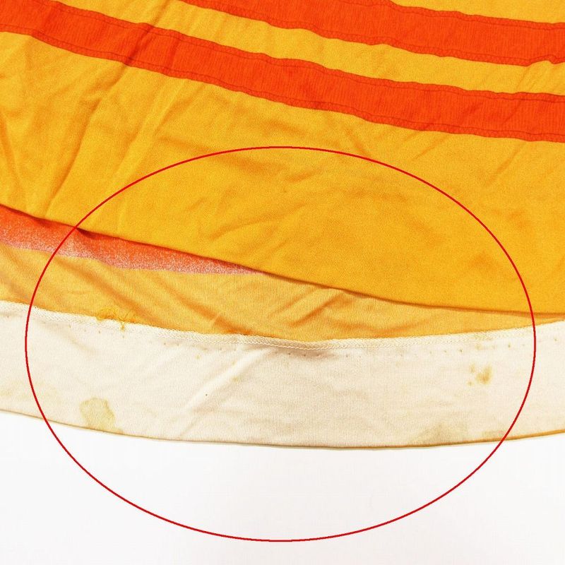 Hermes Silk Belt Pattern Cami Dress Long Dress 2 M Orange Ur23