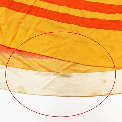 Hermes Silk Belt Pattern Cami Dress Long Dress 2 M Orange Ur23