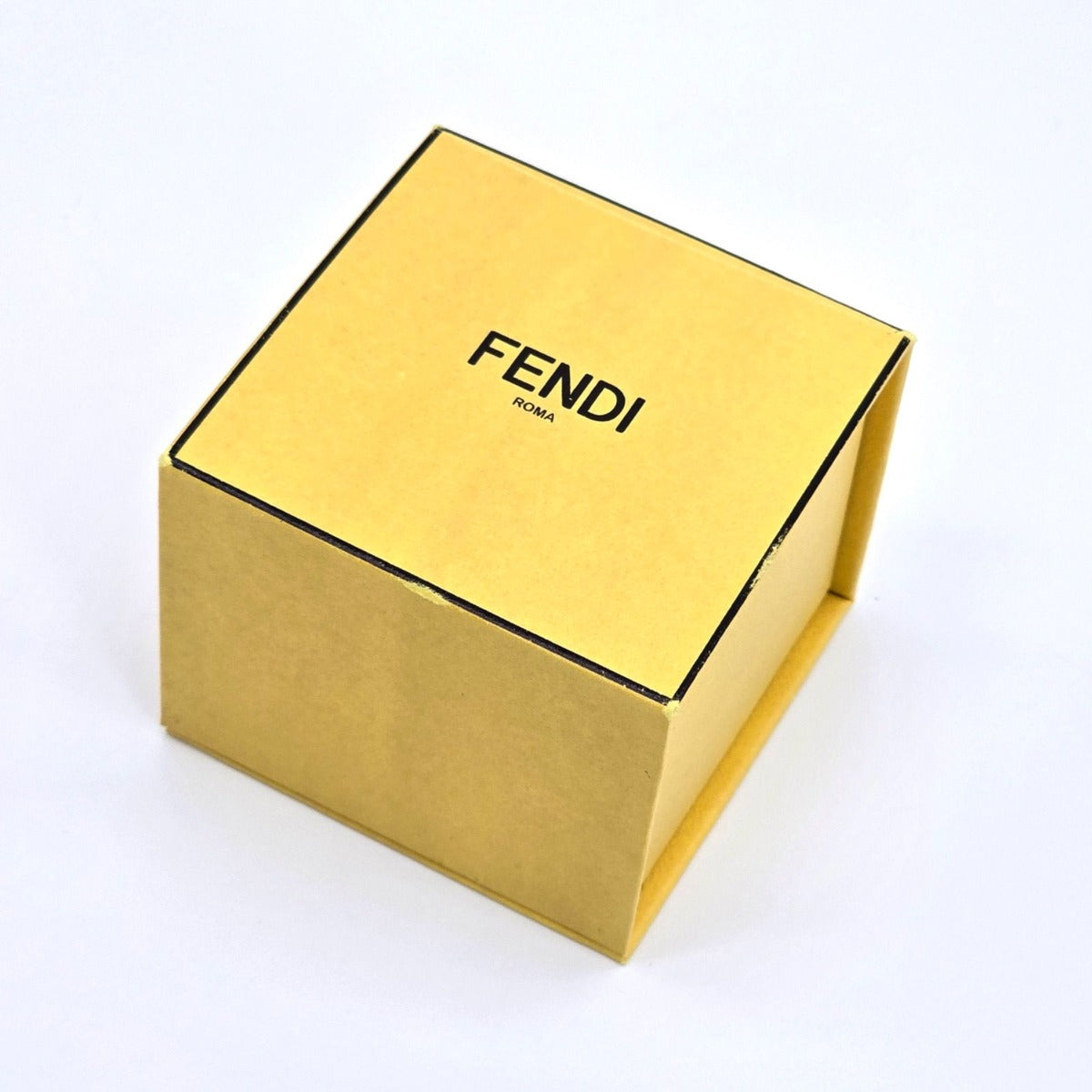 Fendi Is Ring M Crystal Silver Color Metal — view 9