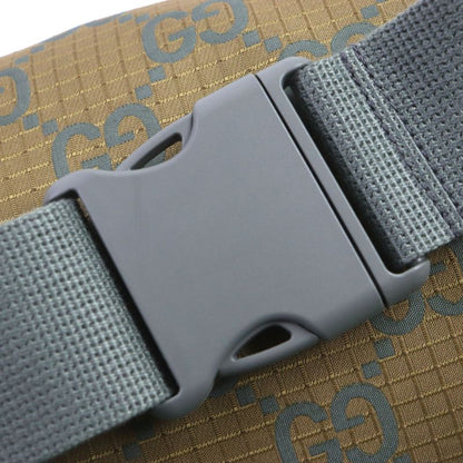 Gucci 792287 GG Ripstop Belt Bag Body Bag Leather Use Waist Bag Khaki Storage