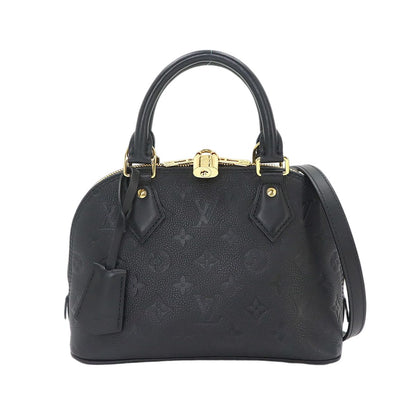 Louis Vuitton Monogram Empreinte Alma BB 2-Way Bag Leather Black