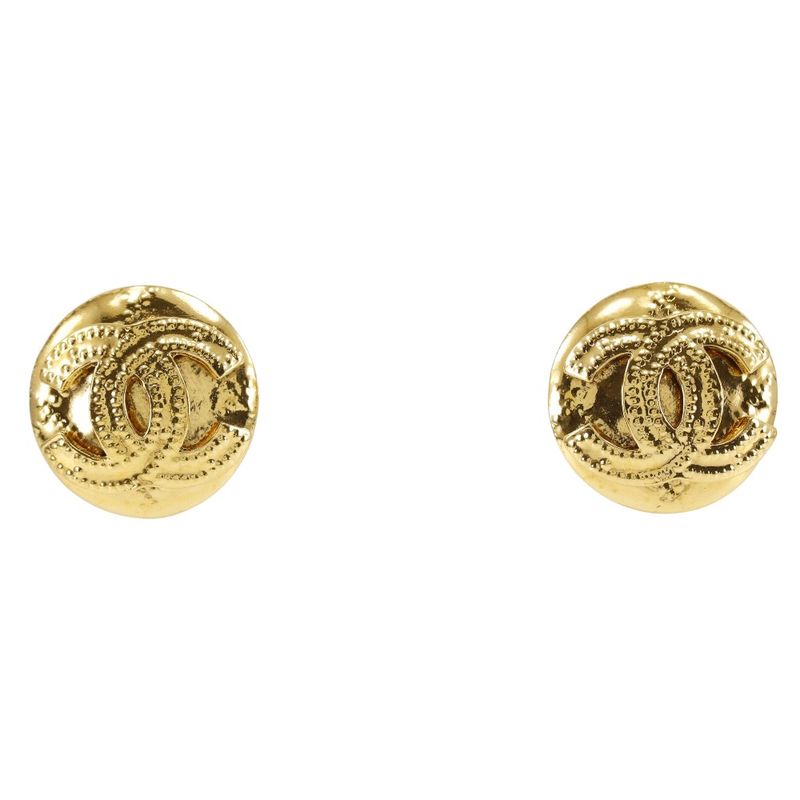 Chanel Gold Plated 94P Ladies 18.8g Earring