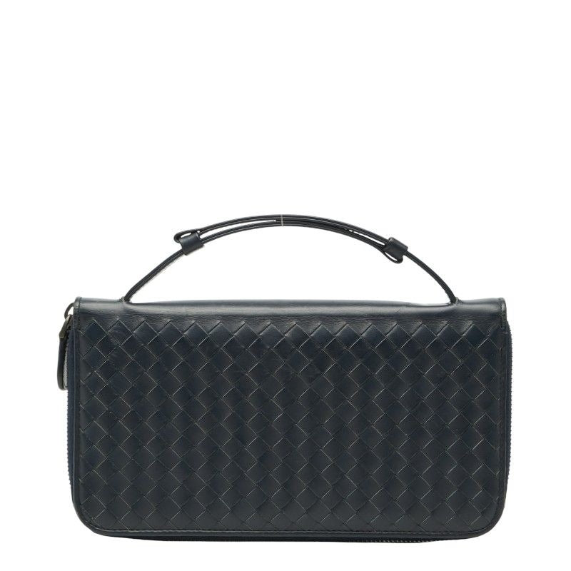 Bottega Veneta Intrecciato Organizer Zip Around Wallet