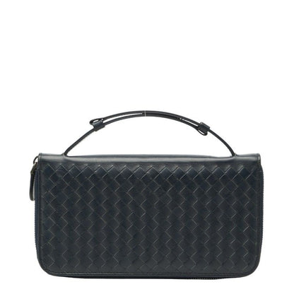 Bottega Veneta Intrecciato Organizer Zip Around Wallet