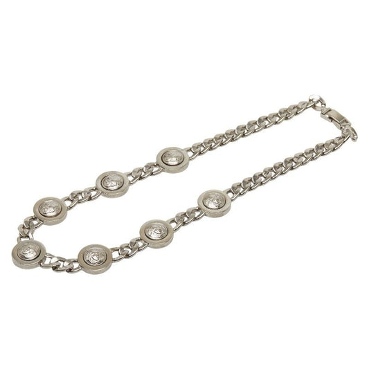 Versace Medusa Necklace Choker Silver Metal