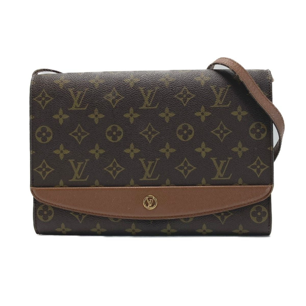 Louis Vuitton Monogram Bordeaux 2-Way Shoulder Bag Clutch