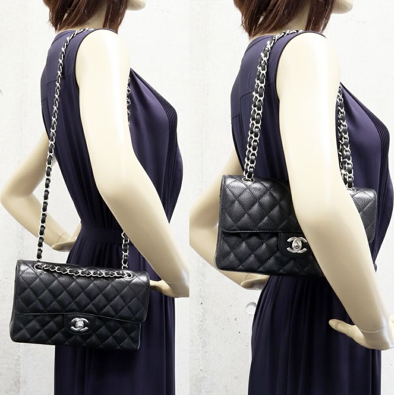 Chanel Handbag Shoulder Bag Matelasse 23 Classic Small Handbag Grained Calfskin