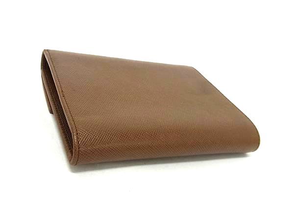 Prada M170a Saffiano Leather Trifold Wallet Coin Purse Coin Purse