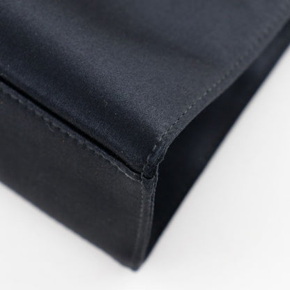 Chanel Party Bag Vintage Satin Black Ladies Handbag