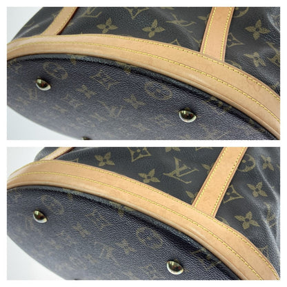 Louis Vuitton Monogram Bucket GM Shoulder Bag M42236 Brown