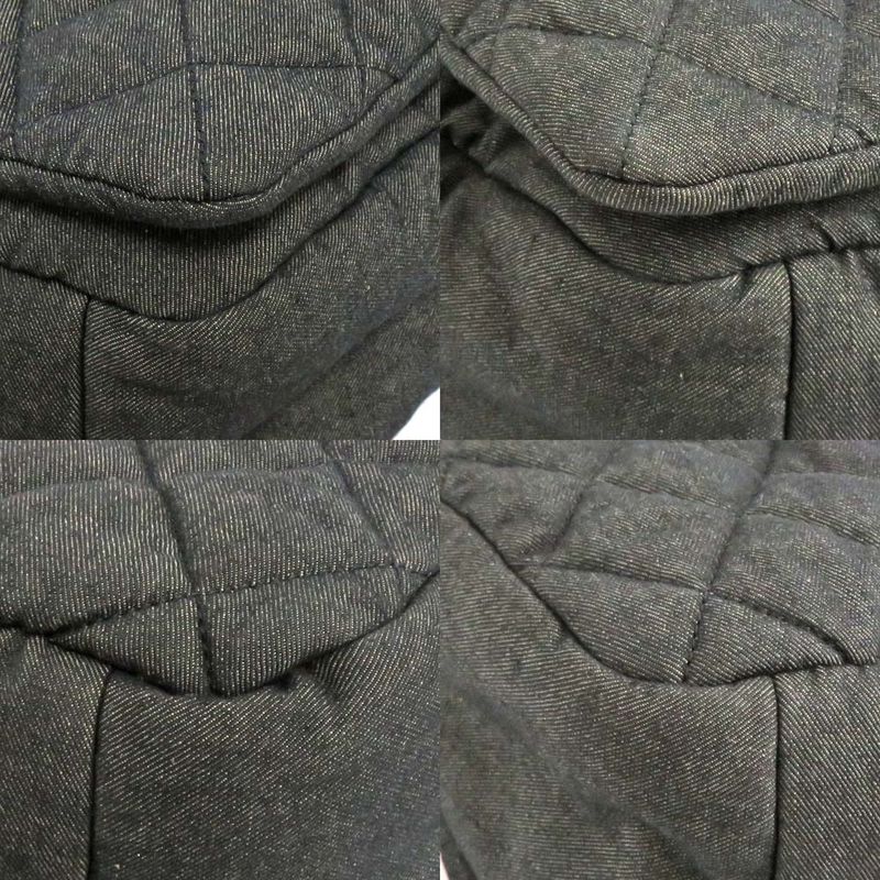 Chanel Cocococoon Messenger Bag No 14 Cotton Shoulder Bag Denim Black