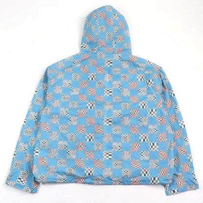 Louis Vuitton 21SS Hkb85w Distorted Damier LV Logo Zipper With Drawcord