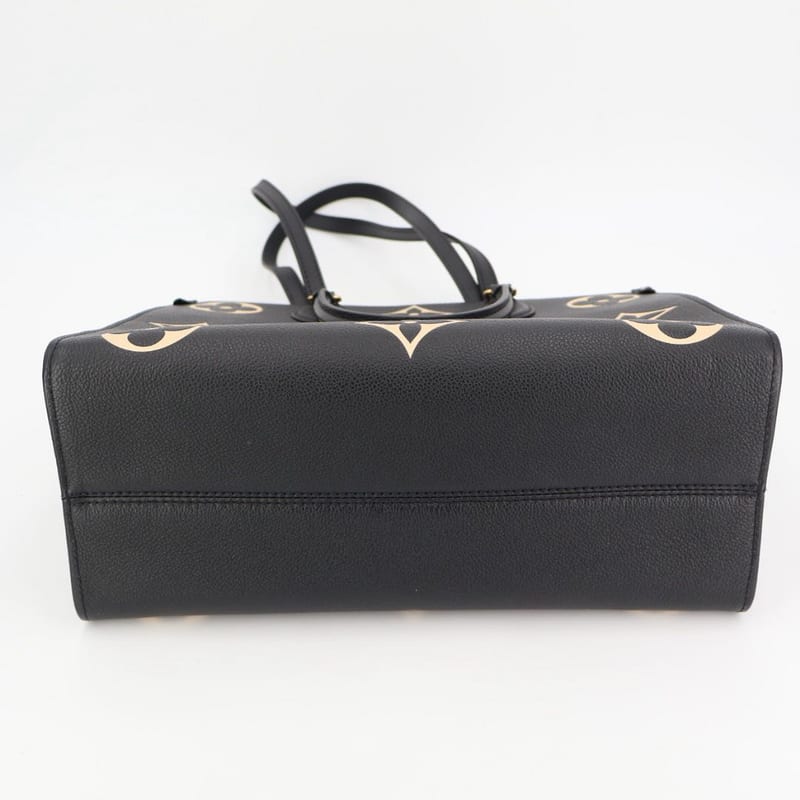 Louis Vuitton M45495 Empreinte On-the-go MM Black Beige 2WAY Bag