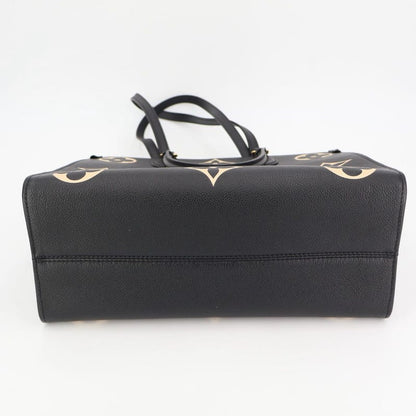 Louis Vuitton M45495 Empreinte On-the-go MM Black Beige 2WAY Bag