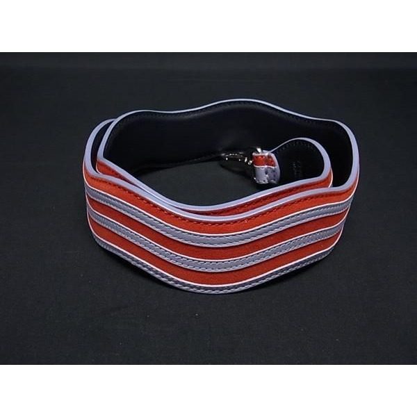 Fendi Strap Suede Leather Bag Shoulder Light Blue Red — view 2