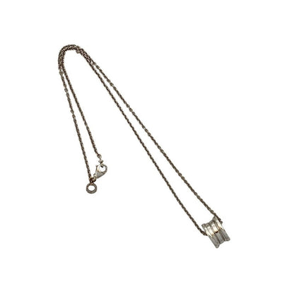 Bvlgari Leather Case Zero One Gold Logo Chain Necklace — view 5