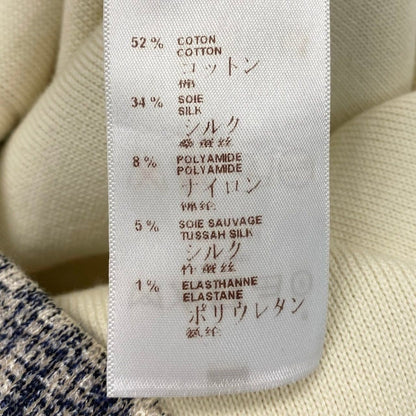 Louis Vuitton Silk Blend Frayed Dress Mini XS Gray — view 8