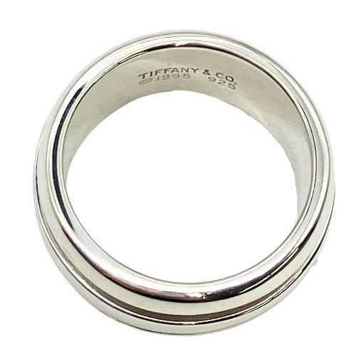 Tiffany & Co Tiffany & Co Ring 925 Silver Grooved 2 Lines