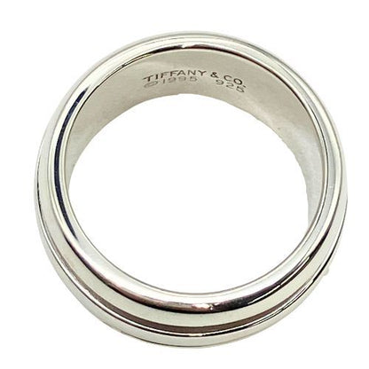 Tiffany & Co Tiffany & Co Ring 925 Silver Grooved 2 Lines