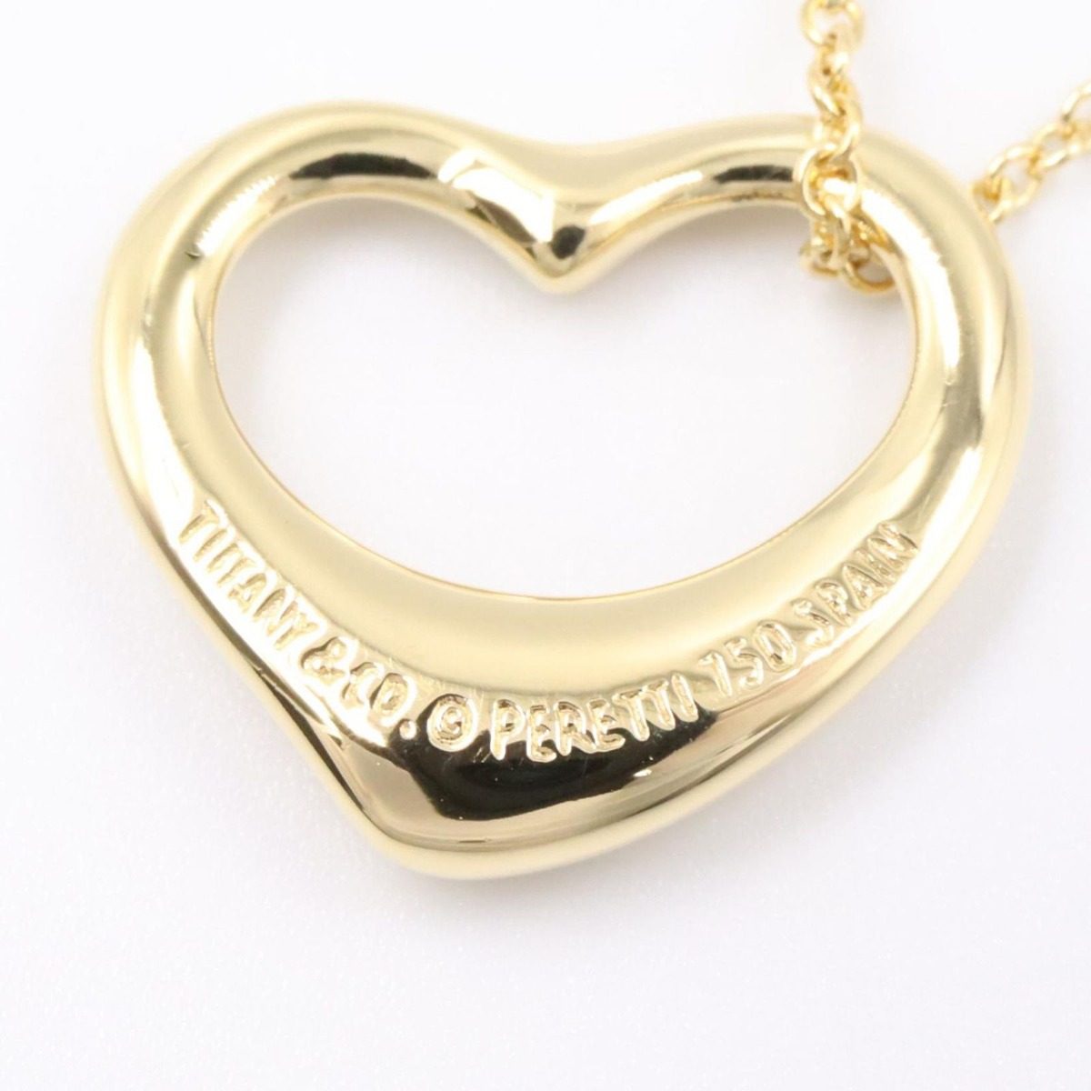 Tiffany & Co Necklace Open Heart 40 cm 18k Diamond — view 3