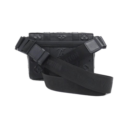 Louis Vuitton Monogram Seal Trunks Sling Bag Black — view 2