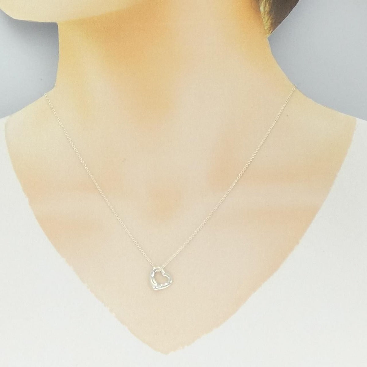 Tiffany Open Heart Size 40 Necklace — view 6