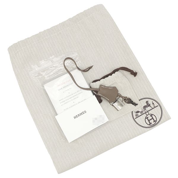 Hermes Handbag Birkin 40 Togo Etoupe Silver Hardware Glazed U Engraved (2022)